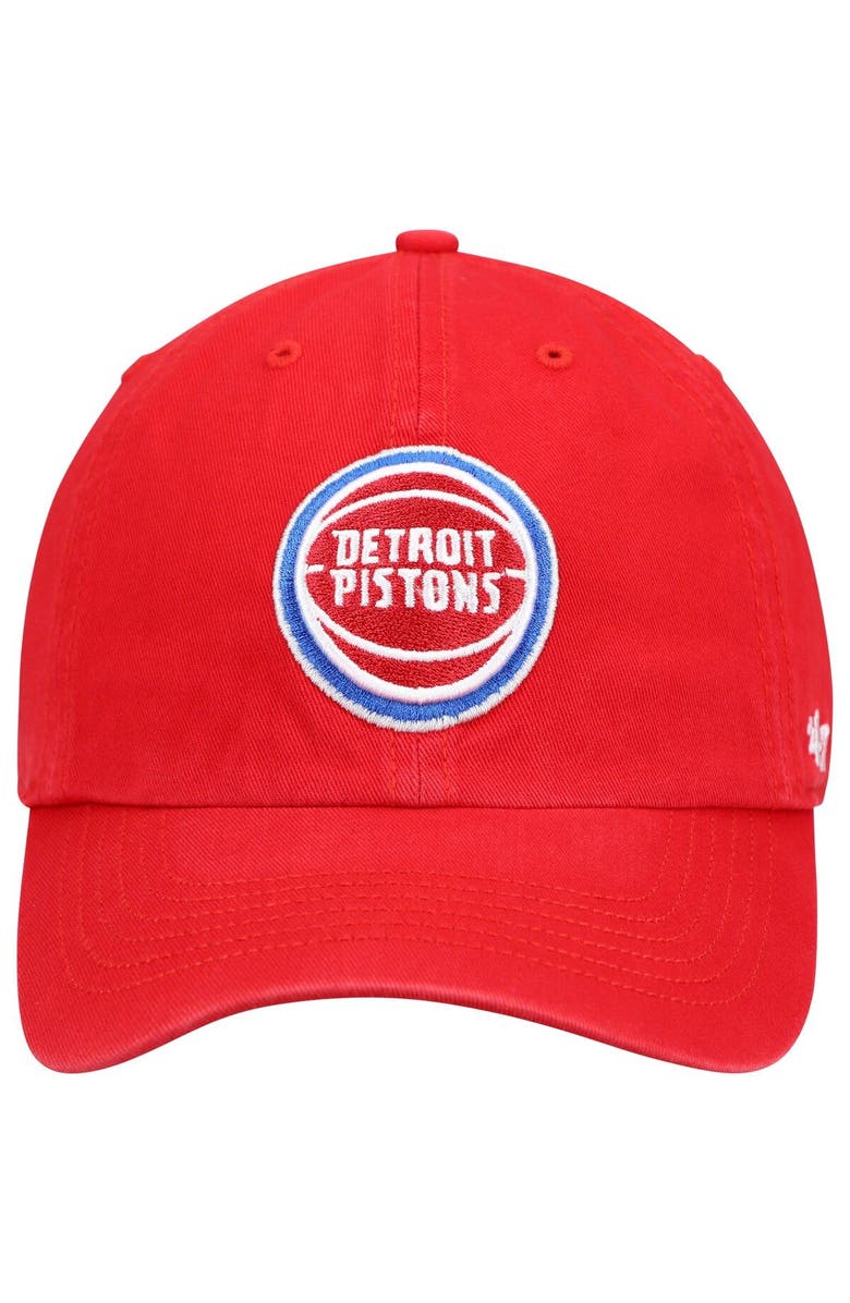 '47 Men's '47 Red Detroit Pistons Team Franchise Fitted Hat, Alternate, color, 