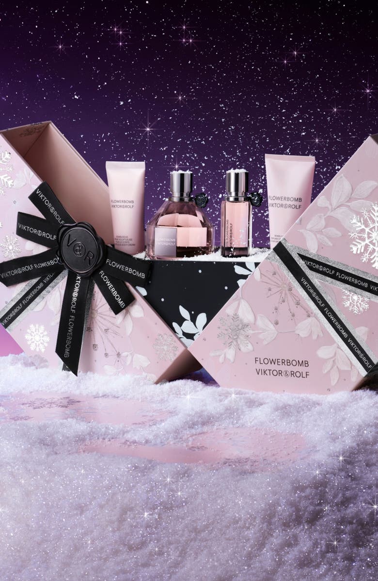 Viktor&Rolf Flowerbomb Eau de Parfum Luxury Holiday Gift Set (Limited Edition) $270 Value, Alternate, color,