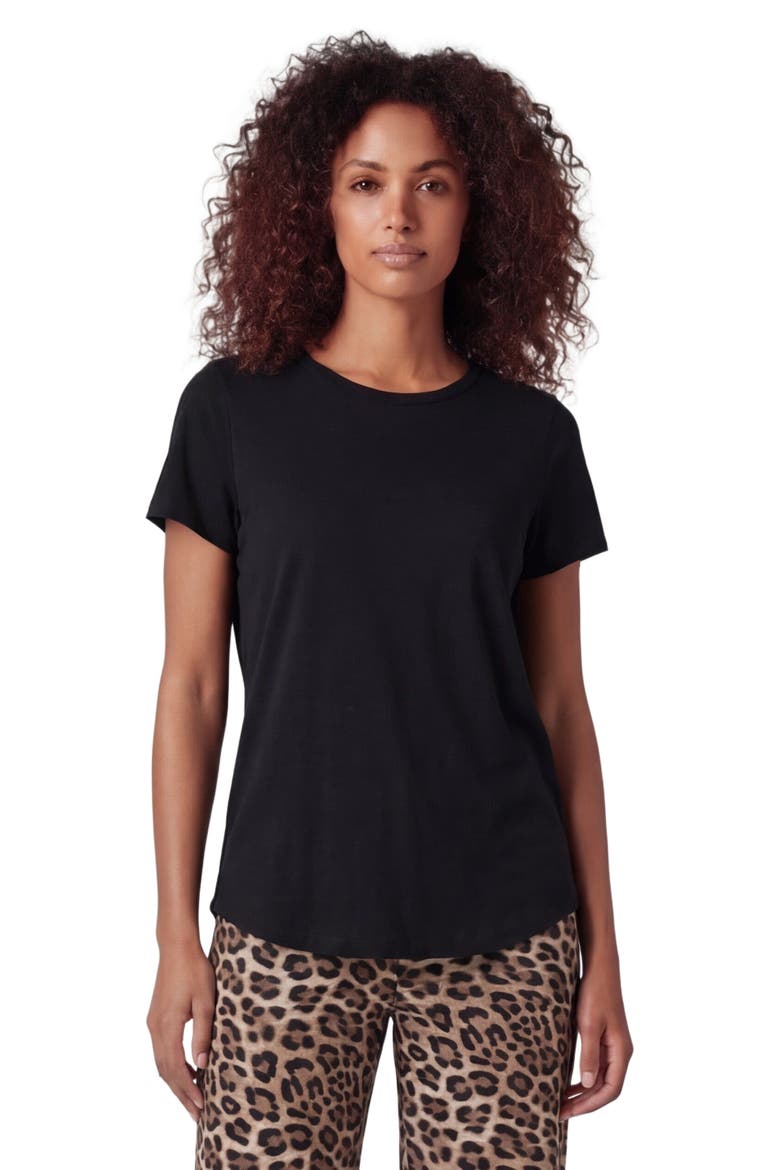 Womens Cap Sleeve Top, Main, color, BLACK