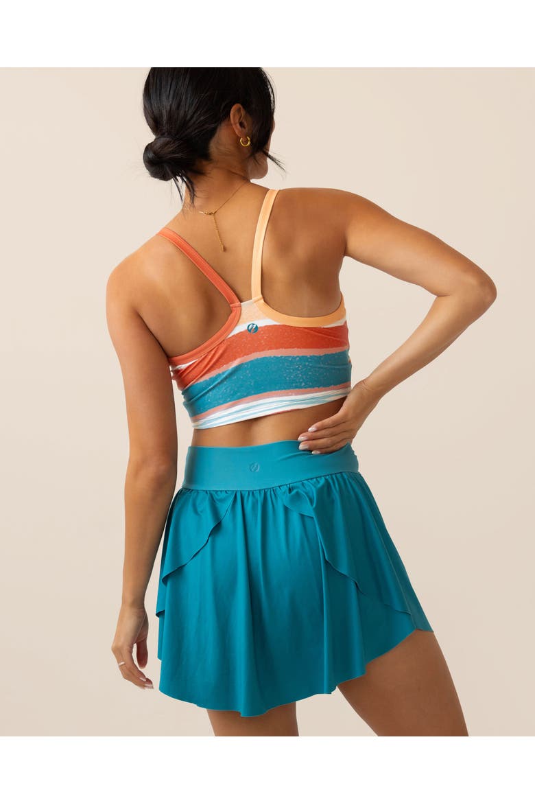 Scoop Neck Swim Top, Alternate, color, Canyons