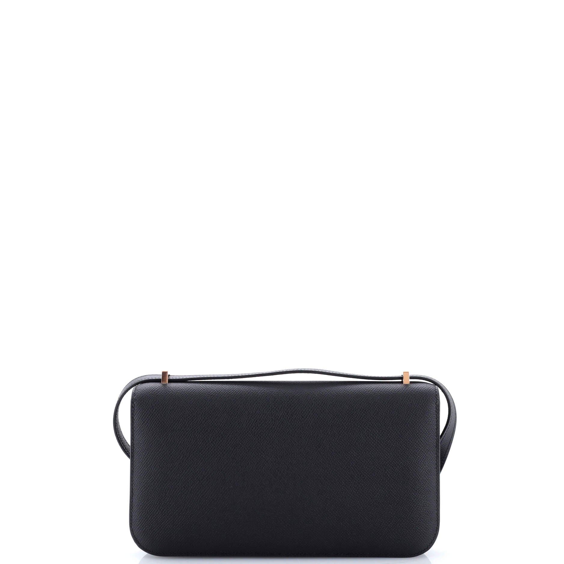 Pre-Owned Hermes Constance Elan NM Bag Epsom 25, Alternate, color, Noir