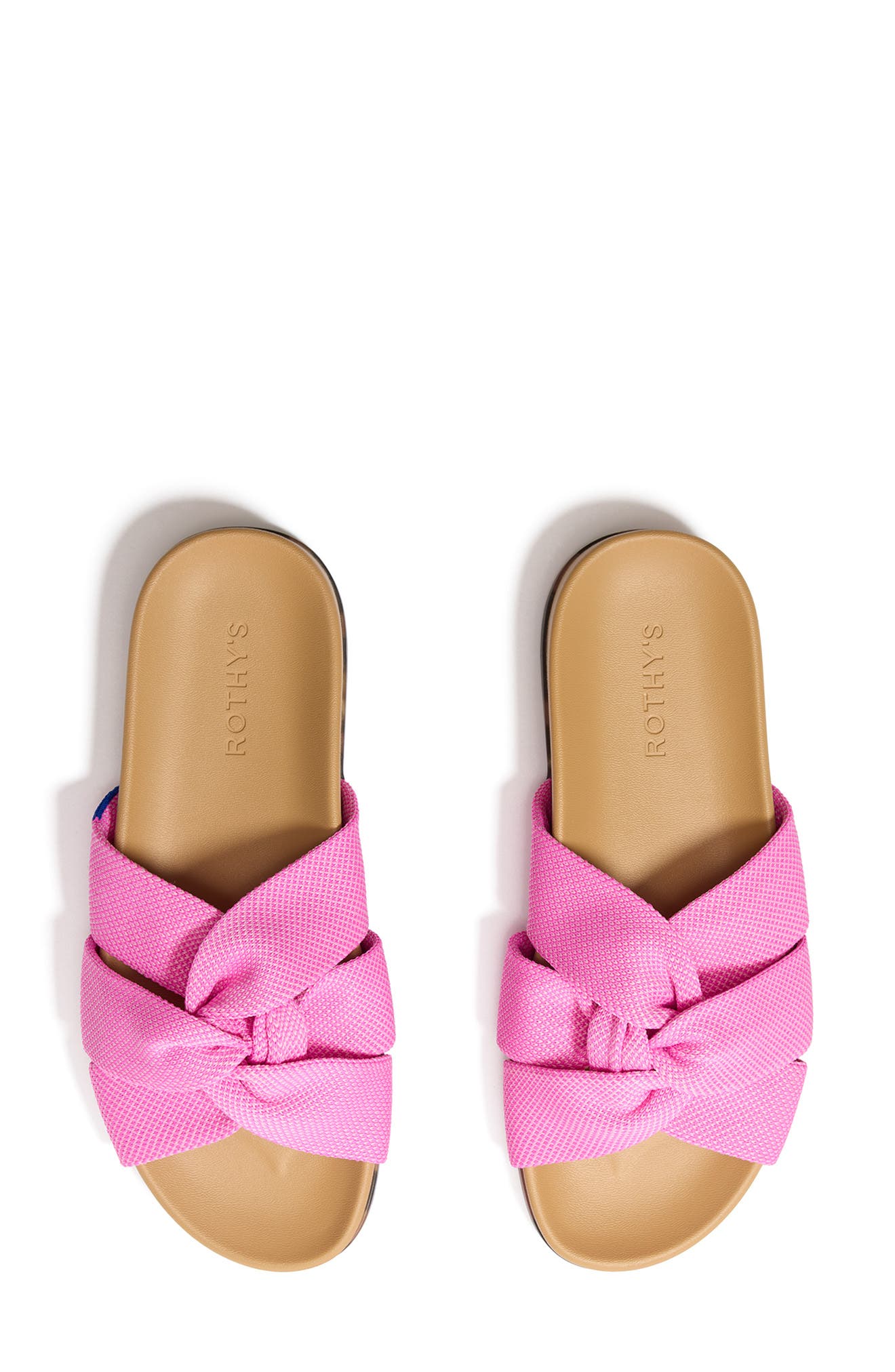 Rothy's The Twist Slide Sandal, Alternate, color, Snapdragon