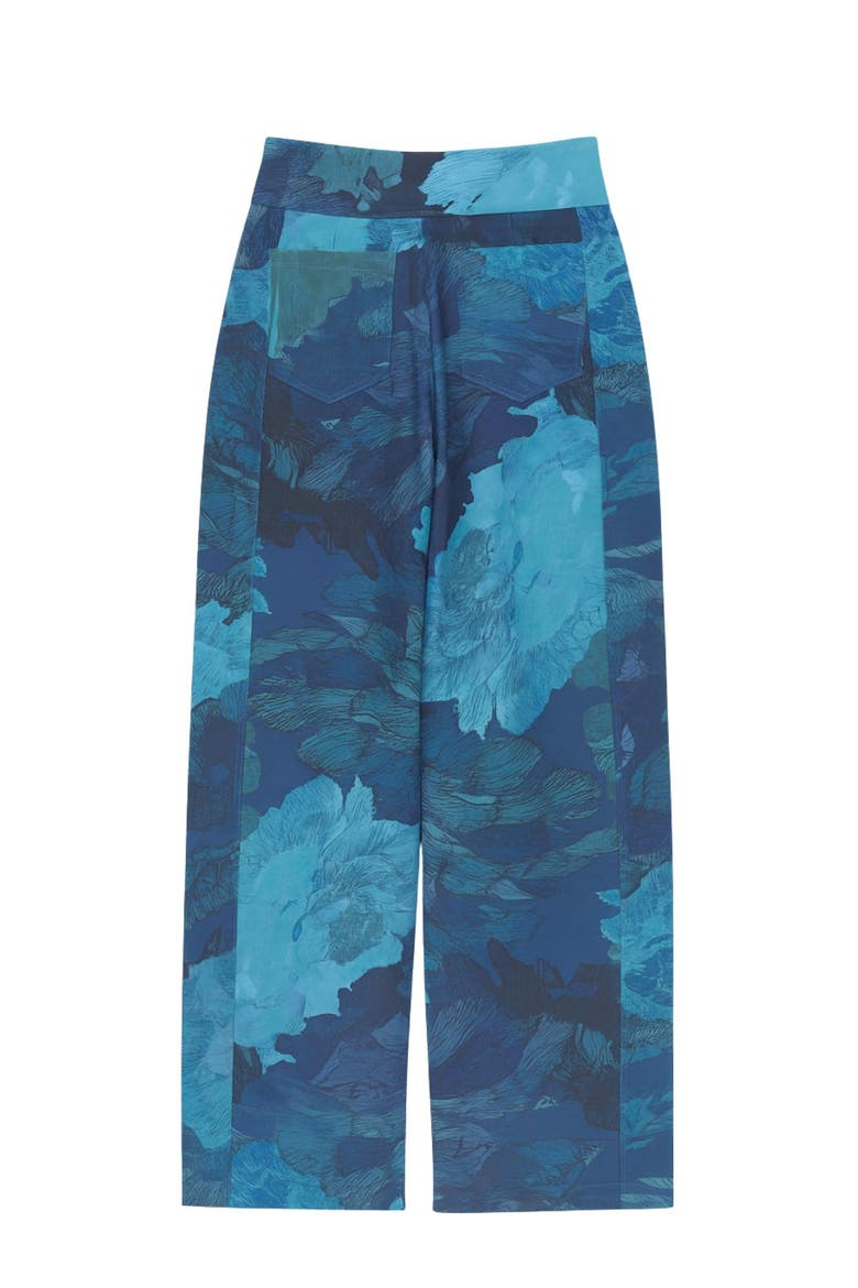 Bliss Pant, Alternate, color, Floral Camo In Shades Of Blue