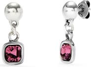 UNODE50 Earrings with Pink Crystals