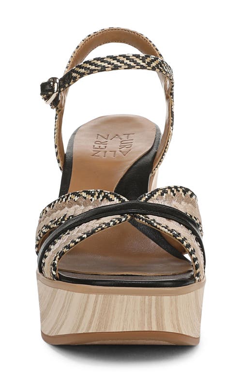 Naturalizer Katalina Platform Sandal In Black/tan
