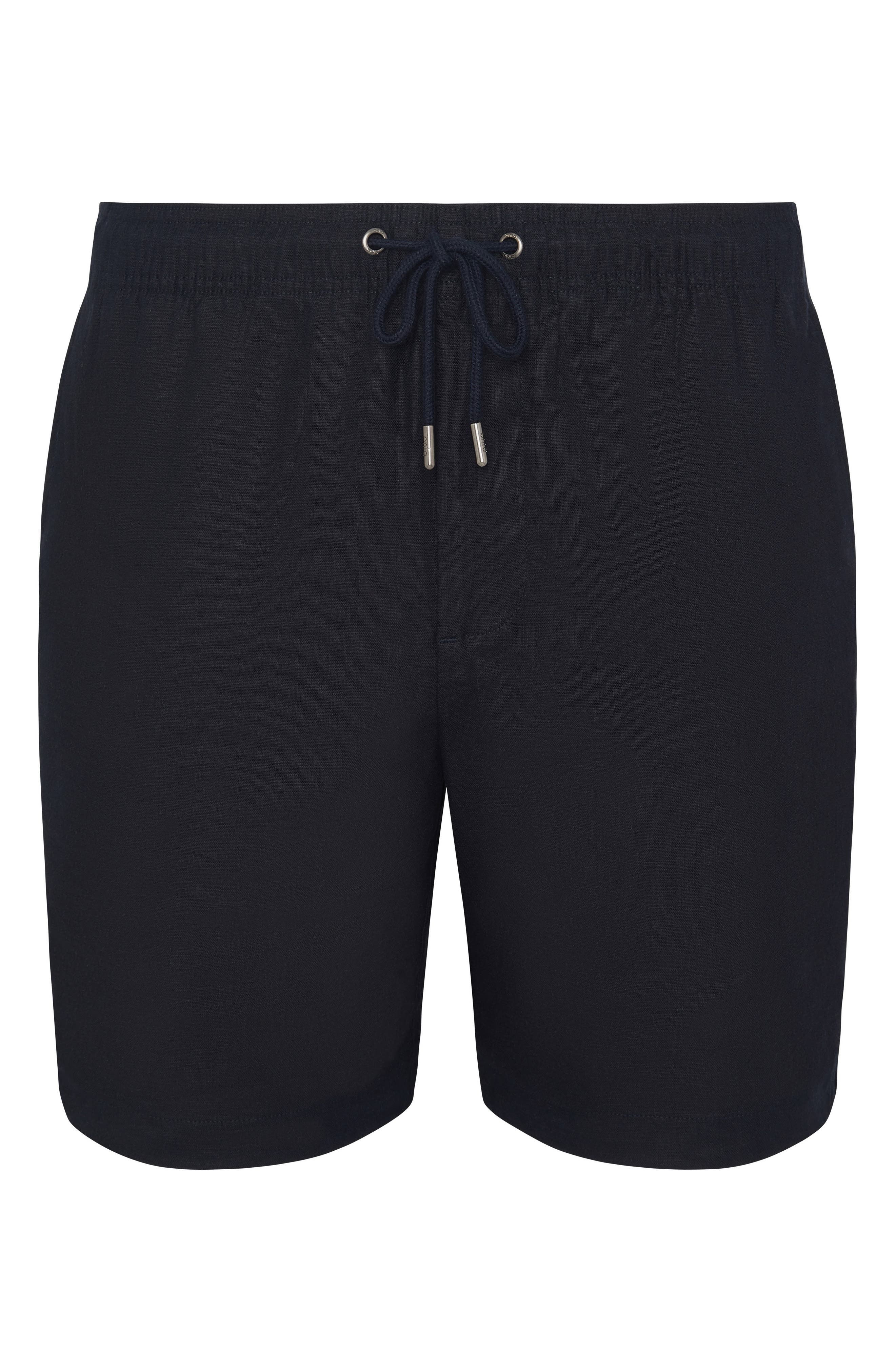 Stretch Linen Blend Pull-On Shorts - image 2