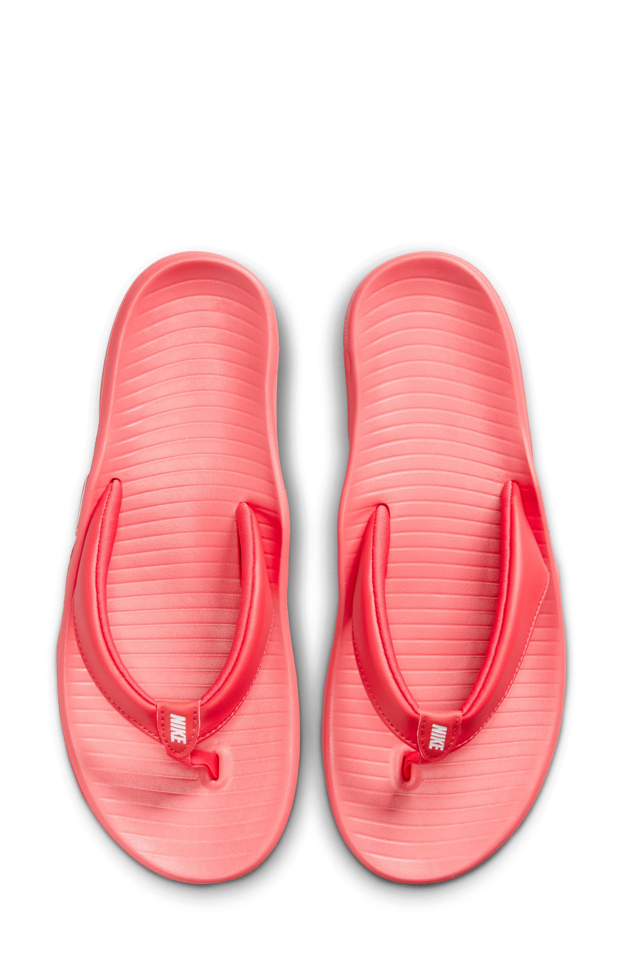 Marina Flip Flop, Alternate, color, TROPICAL PINK/ WHITE