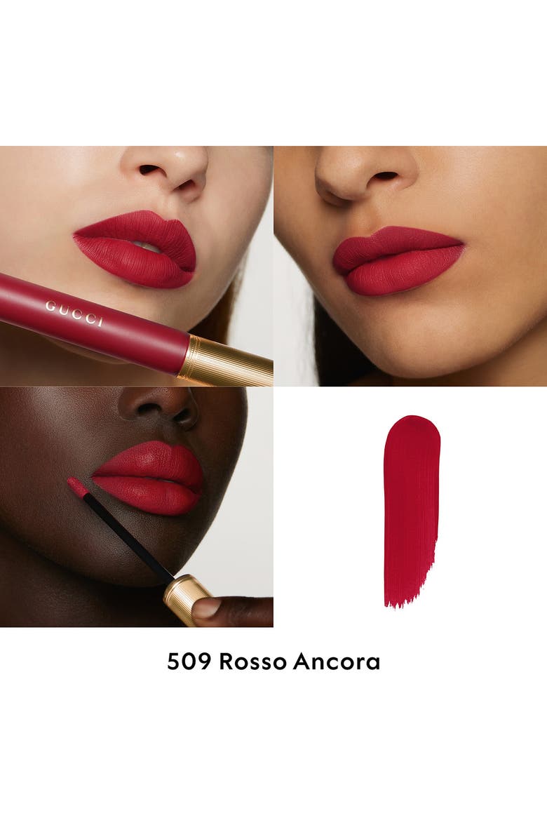 Gucci Rosso Ancora Lipstick Gift Set $147 Value, Alternate, color, 
