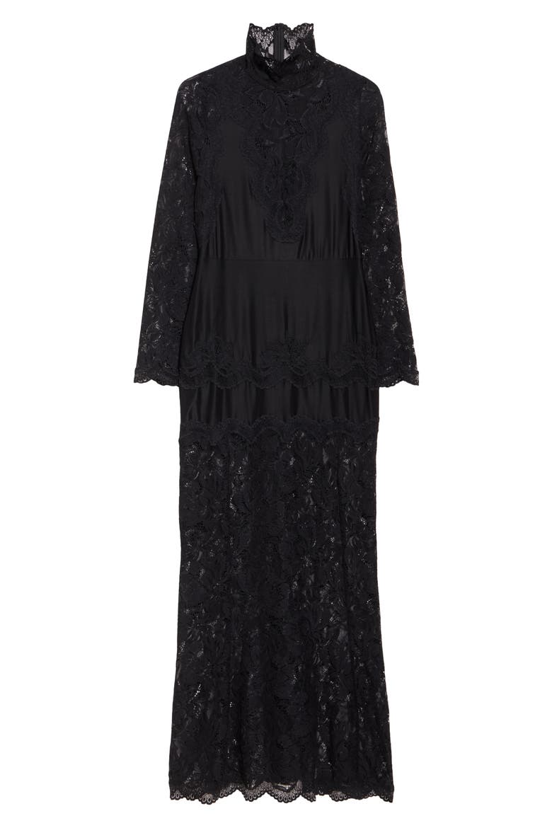 long sleeve lace dress nordstrom Petal & Pup Women's Pierre Long Sleeve Lace Maxi Dress