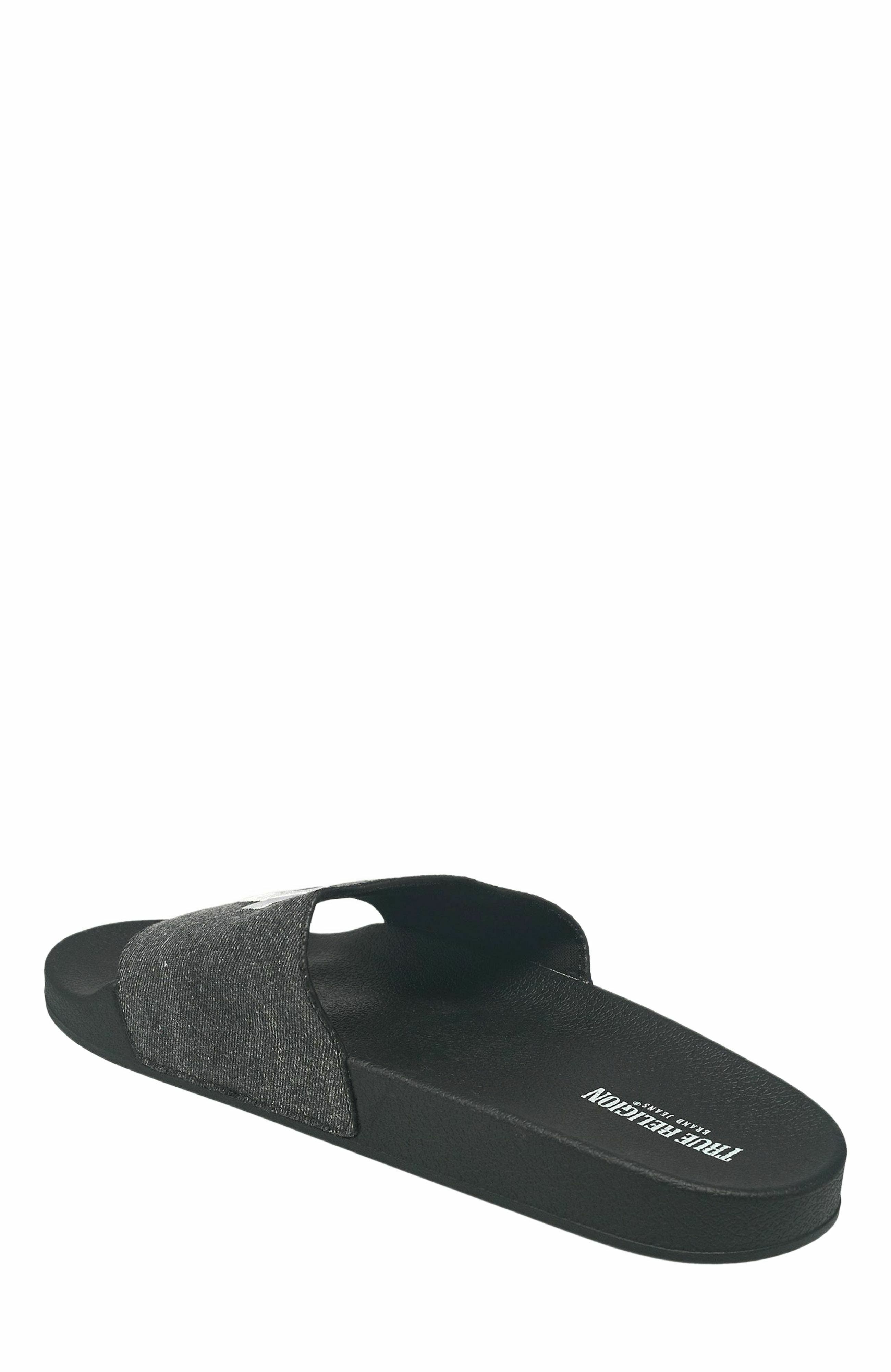 True Religion Men's ASAP Logo Slide, Alternate, color, 