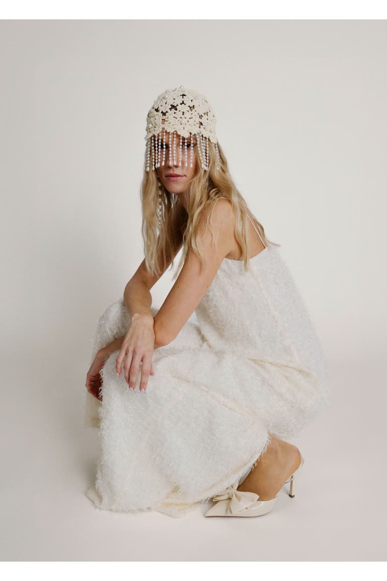 Vintage Headpiece Bridal, Alternate, color, Cream