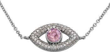 Crystal & CZ Evil Eye Slider Bracelet