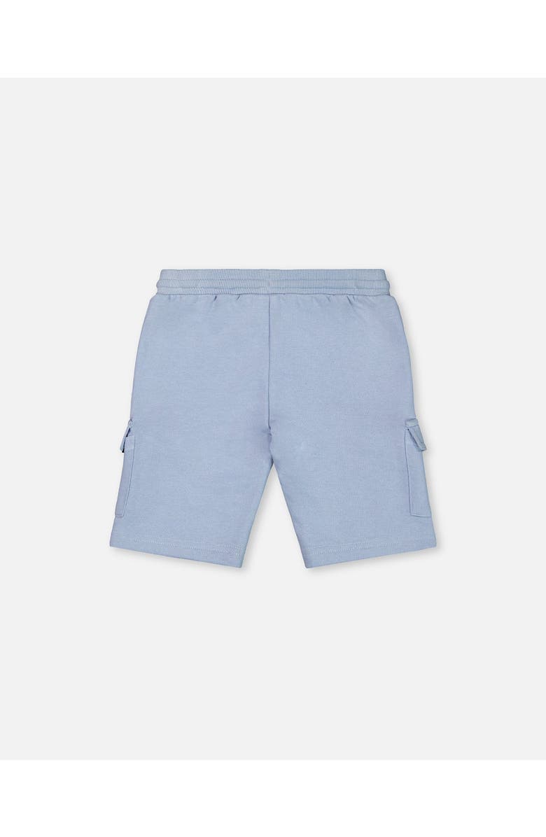 Deux par Deux Little Boy's French Terry Short Pale Blue, Alternate, color, Pale Blue