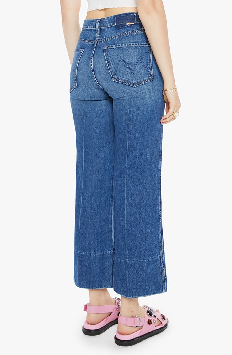 MOTHER The Maven High Waist Ankle Wide Leg Jeans, Alternate, color, 