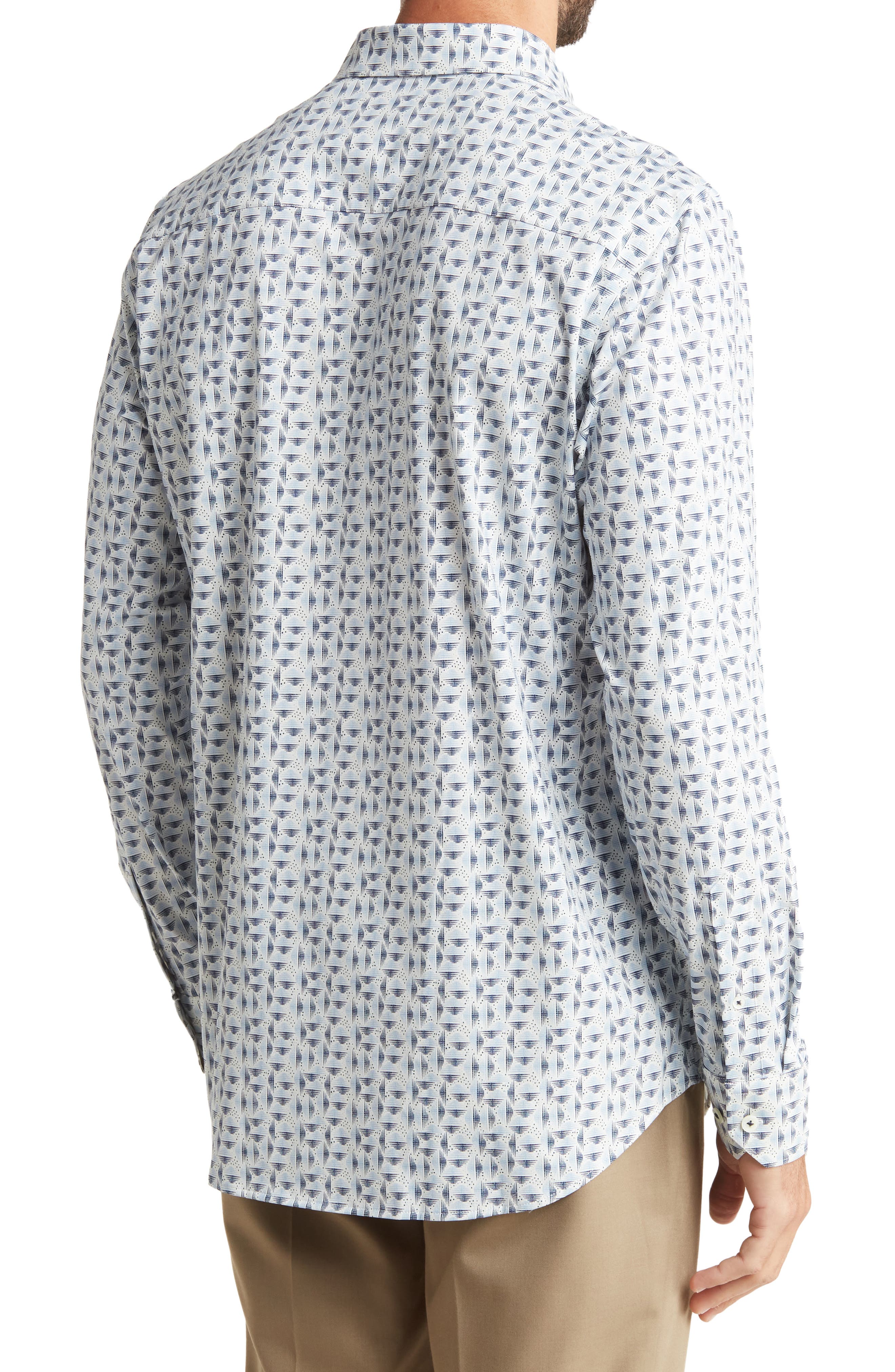 Bugatchi Plaid Shaped Fit Long Sleeve Shirt (Men) | Nordstromrack