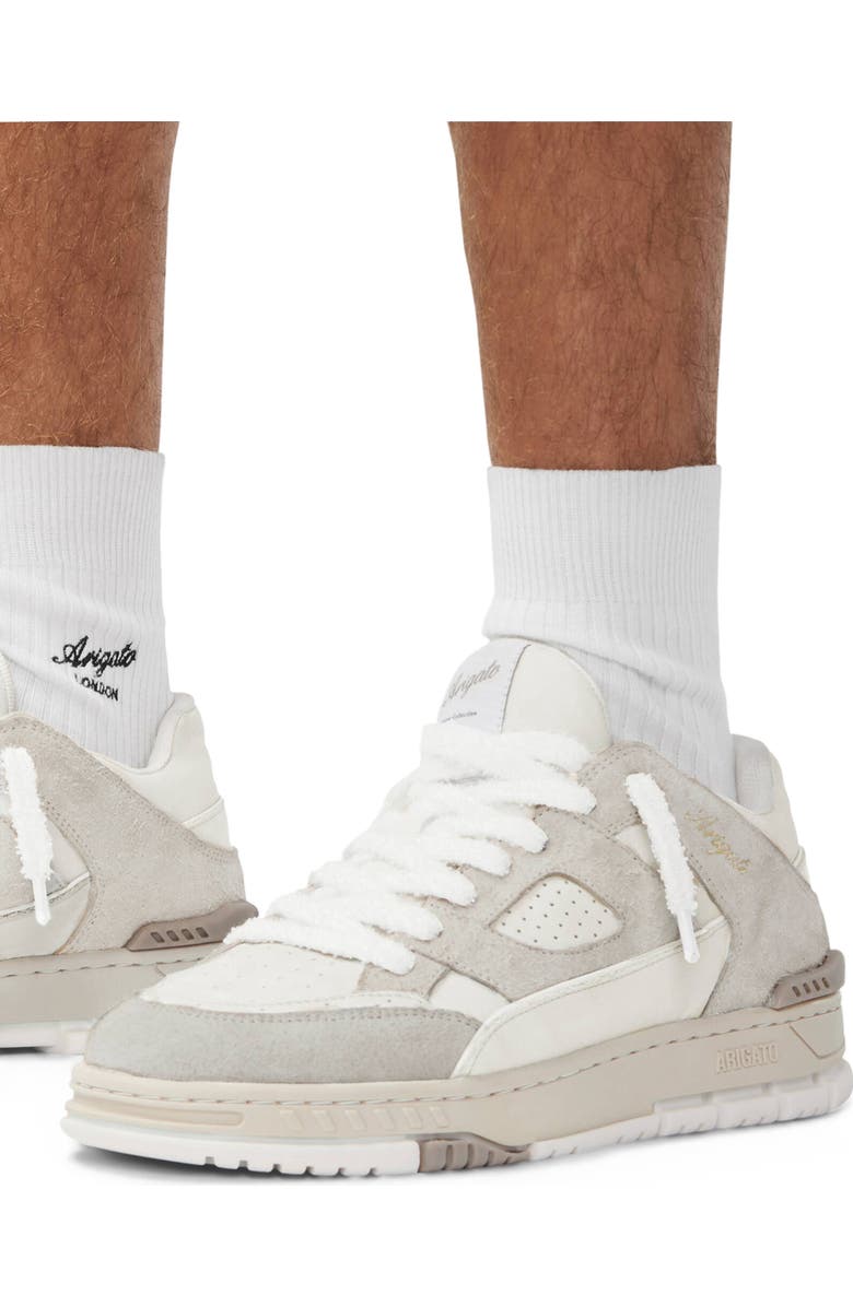 Axel Arigato Area Lo Fluffy Sneaker - Men's, Alternate, color, Beige/Beige