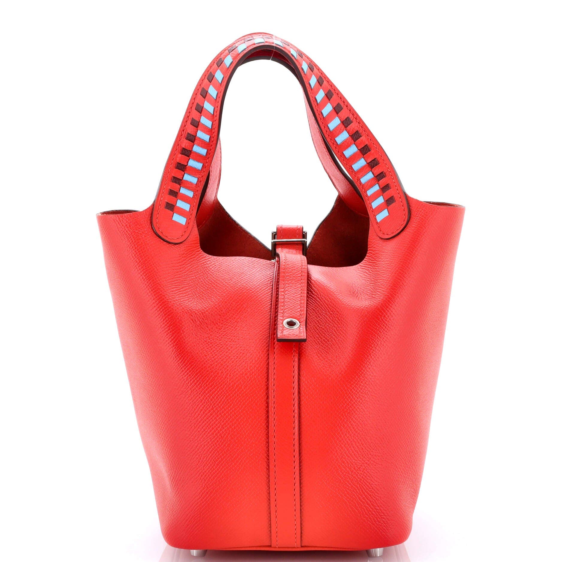 Pre-Owned Hermes Picotin Lock Bag Tressage Epsom PM, Main, color, 