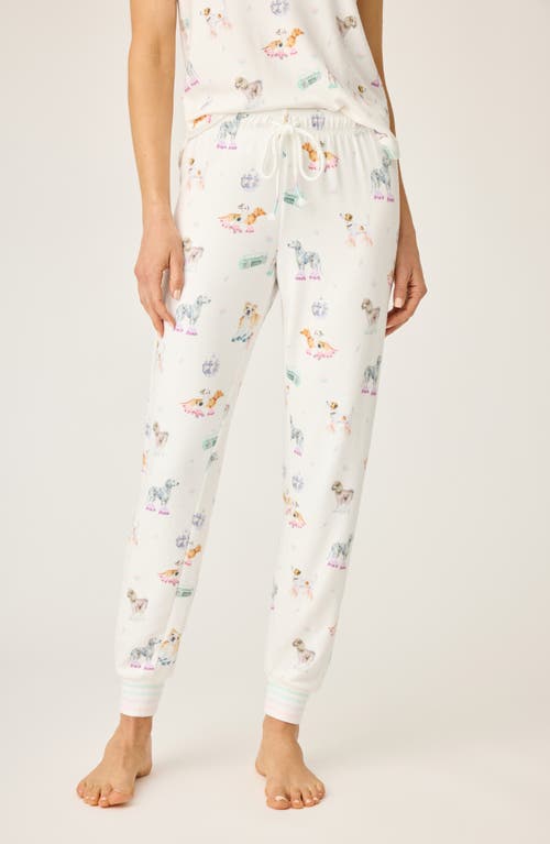 PJ SALVAGE PJ SALVAGE ROLL WITH IT BANDED PAJAMA PANTS 