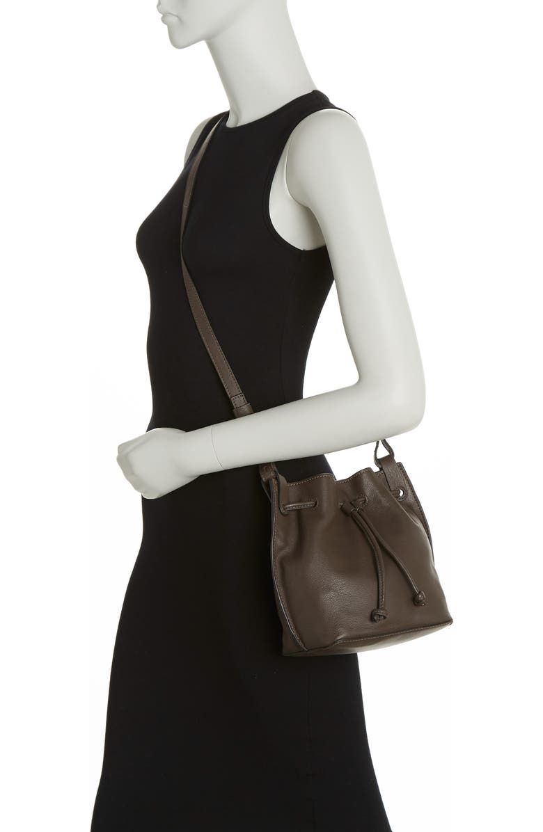 Lucky Brand José Leather Bucket Crossbody Bag, Alternate, color,