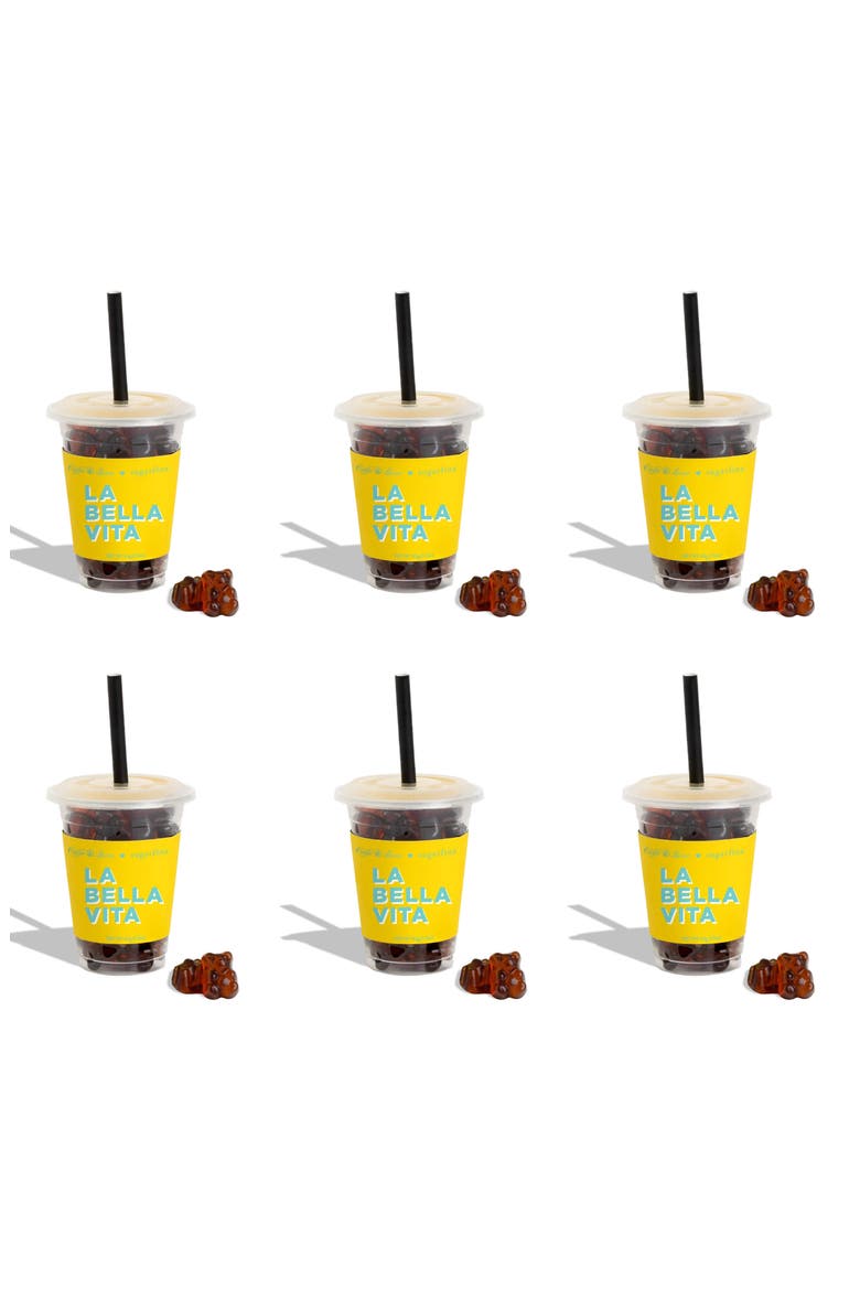 6-Pack Espresso Gummy Bears, Main, color, NO COLOR
