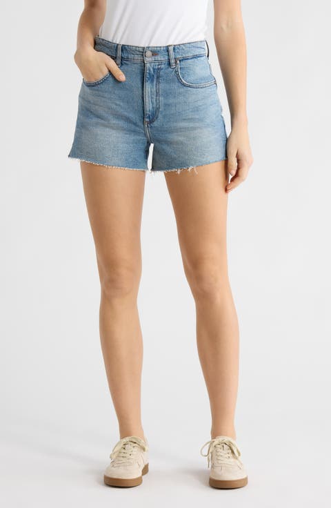 High Waist Denim Cutoff Shorts (Southwest)