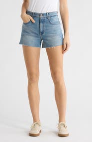 AG High Waist Denim Cutoff Shorts