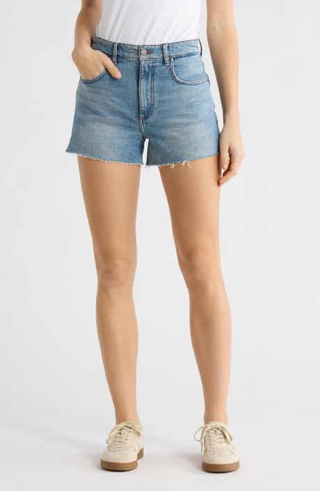 AG High Waist Denim Cutoff Shorts