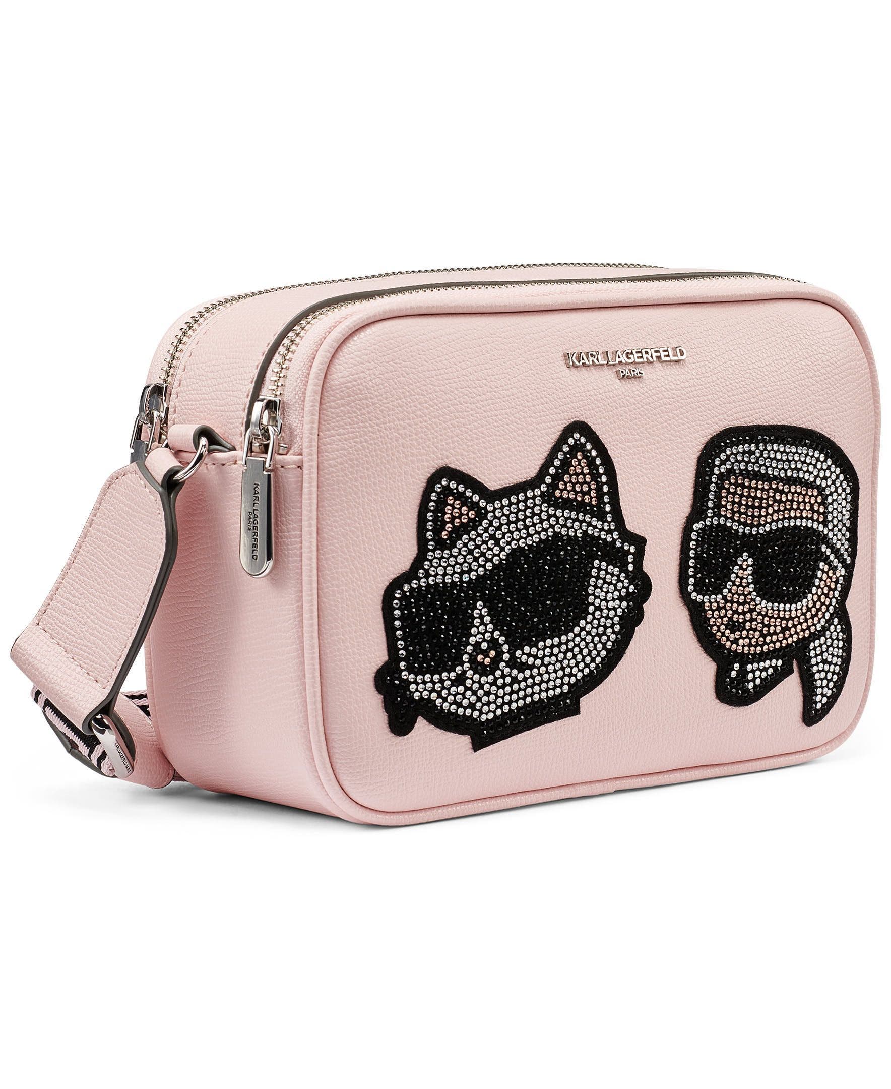 Maybelle Karl and Choupette Crossbody Bag, Alternate, color, Lotus
