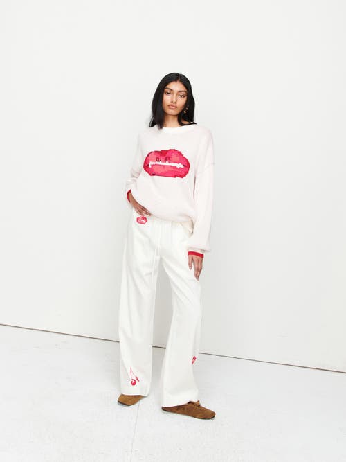 Romy The Brand Lips Sweater In Lips