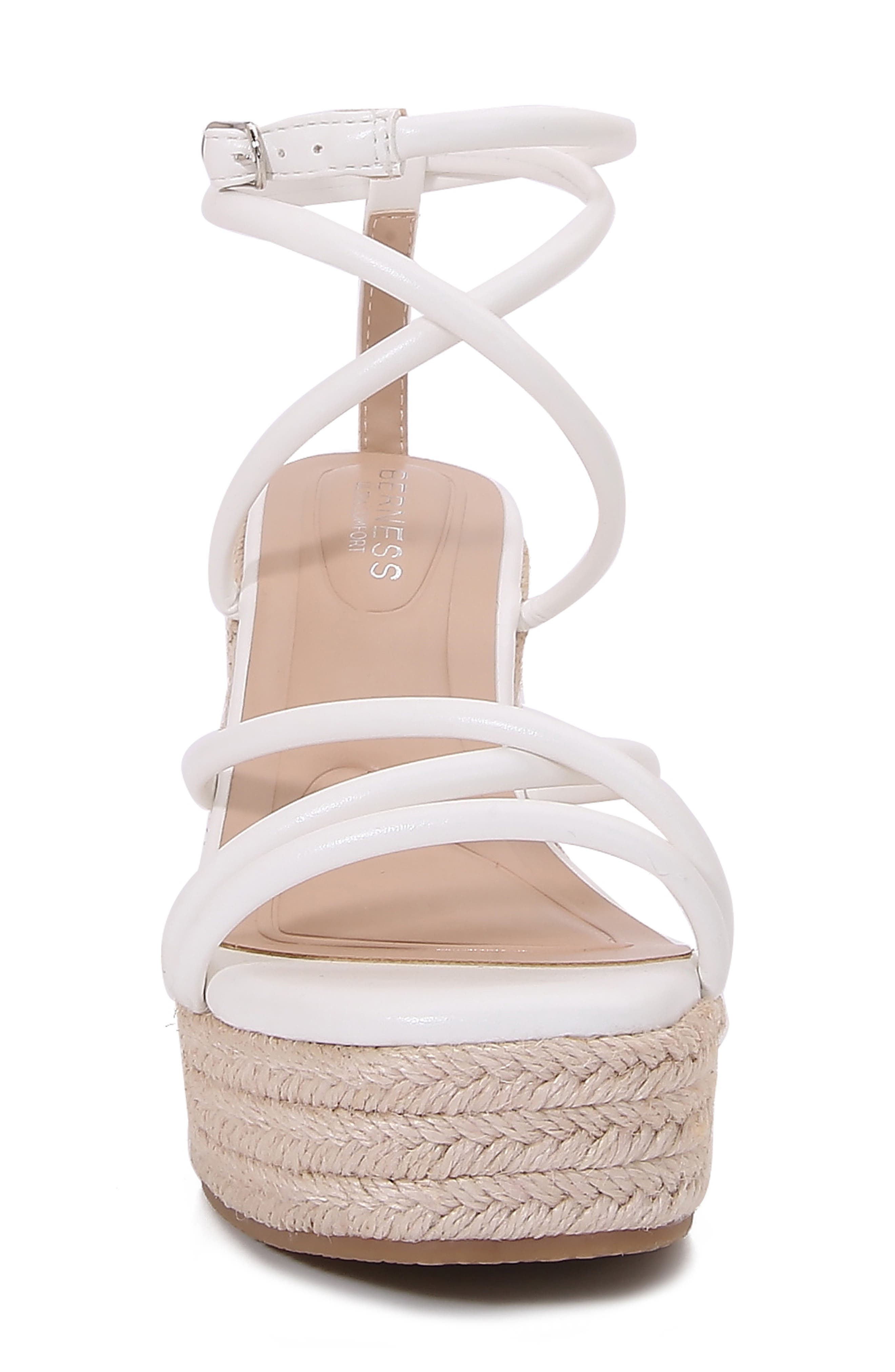 Rhea Espadrille Wedge Sandal, Alternate, color, WHITE