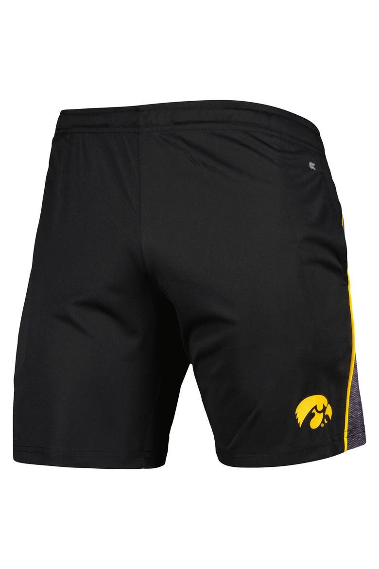 Men's Colosseum Black Iowa Hawkeyes Laws of Physics Shorts, Alternate, color, Black