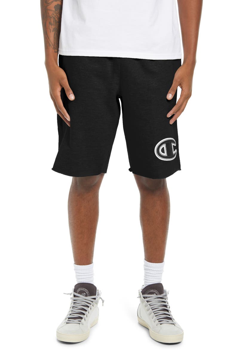 Champion Reverse Weave<sup>®</sup> Fleece Cutoff Shorts, Main, color,