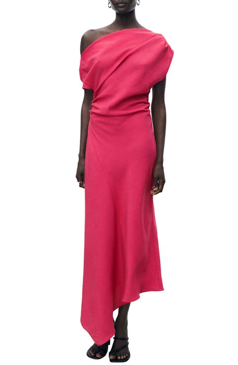 Asymmetric One-Shoulder Maxi Dress