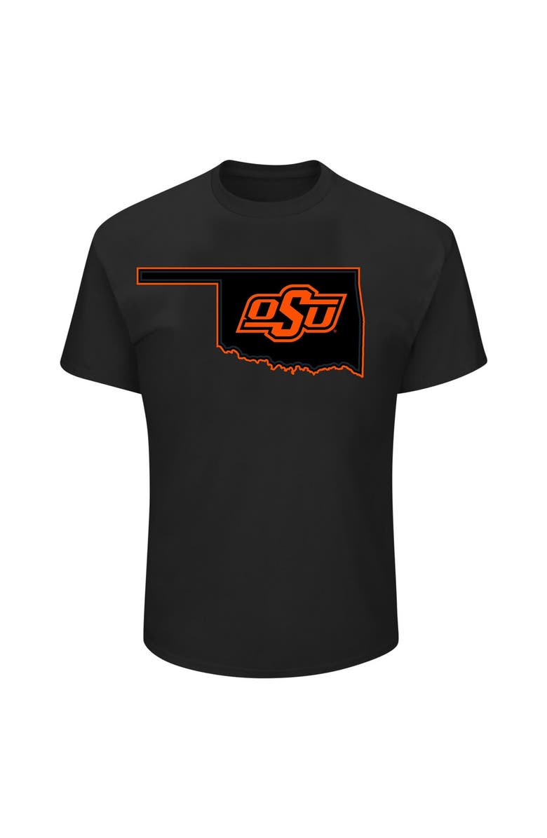PROFILE Men's Profile Black Oklahoma State Cowboys Big & Tall Pop T-Shirt, Main, color, 