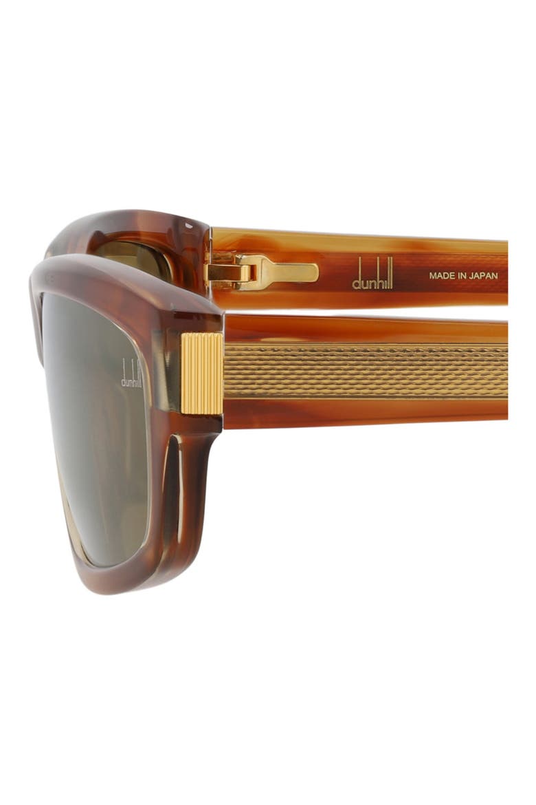 58mm Rectangular Sunglasses, Alternate, color, HAVANA / HAVANA BRONZE