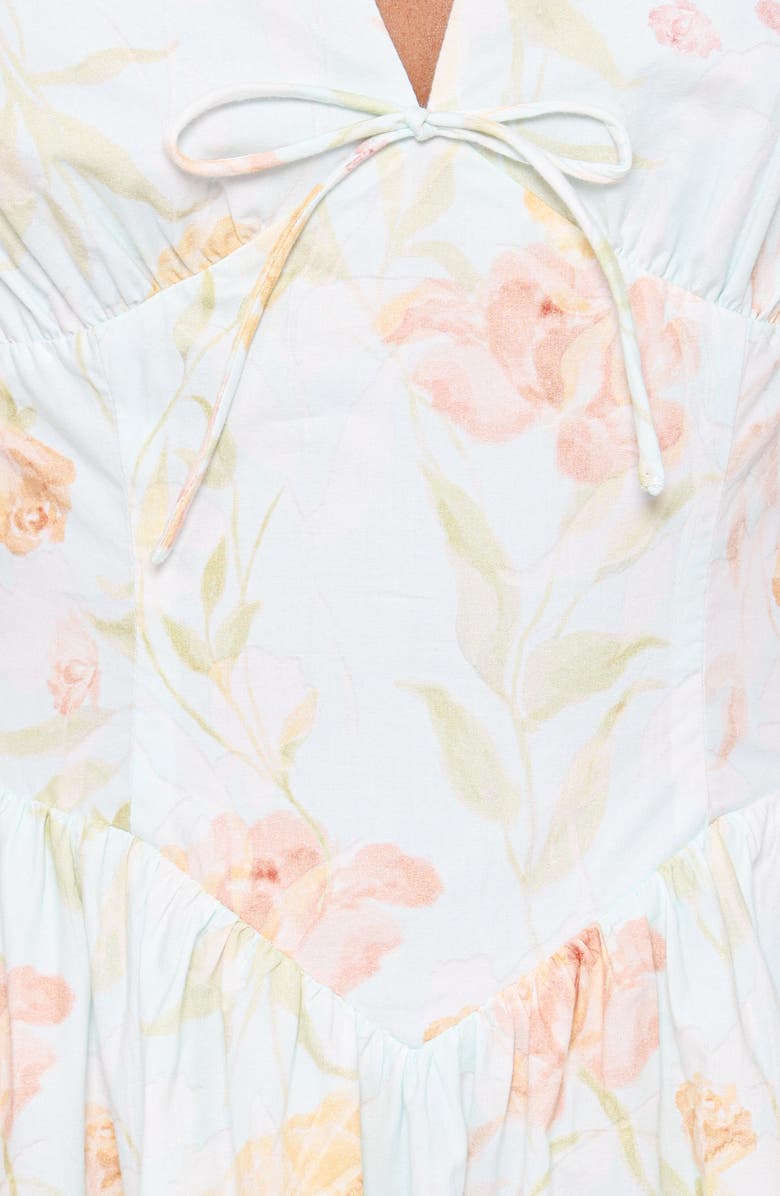 Petal & Pup Myra Print Sleeveless Maxi Dress, Alternate, color, Light Mint