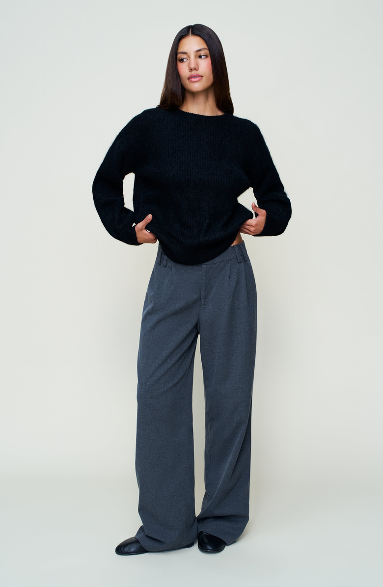 Guizio Bobbie Wool Jumper, Alternate, color, Black