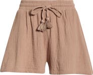 Elan Flowy Cotton Cover-Up Skort