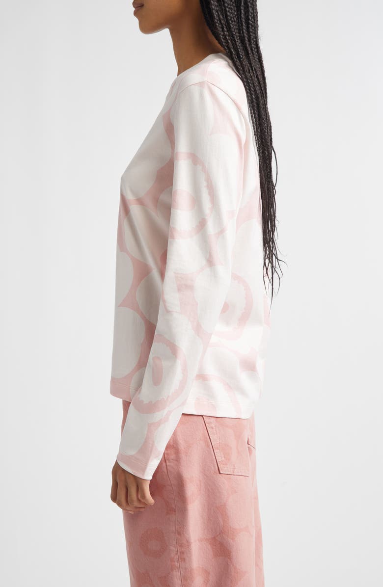 Marimekko Sekunti Unikko Cotton T-Shirt, Alternate, color, Light Pink