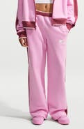 Nike Track Club Fleece Wide Leg Pants