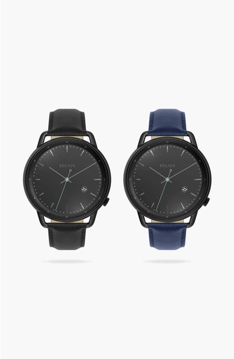 Solios Watches The Solar Curve Bundle | Black Dial - Black Case, Alternate, color,