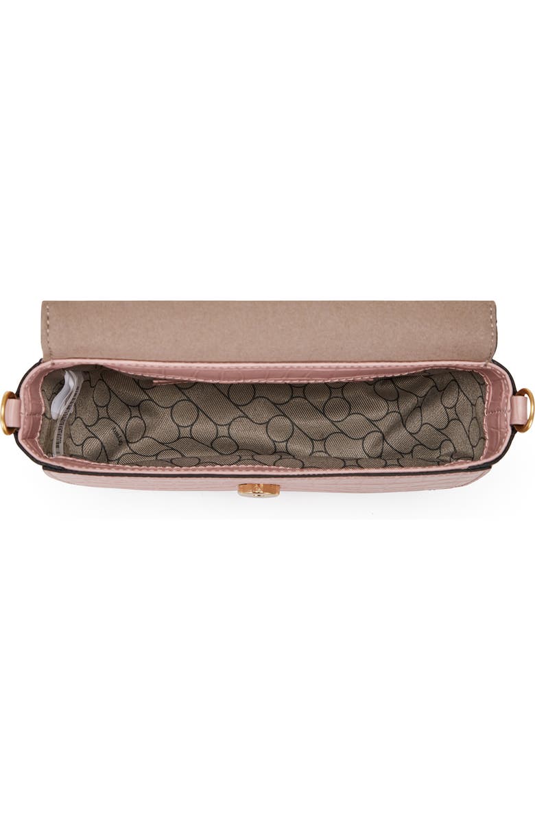 Oryany Lottie Croc Embossed Crossbody Bag, Alternate, color, Vintage Pink