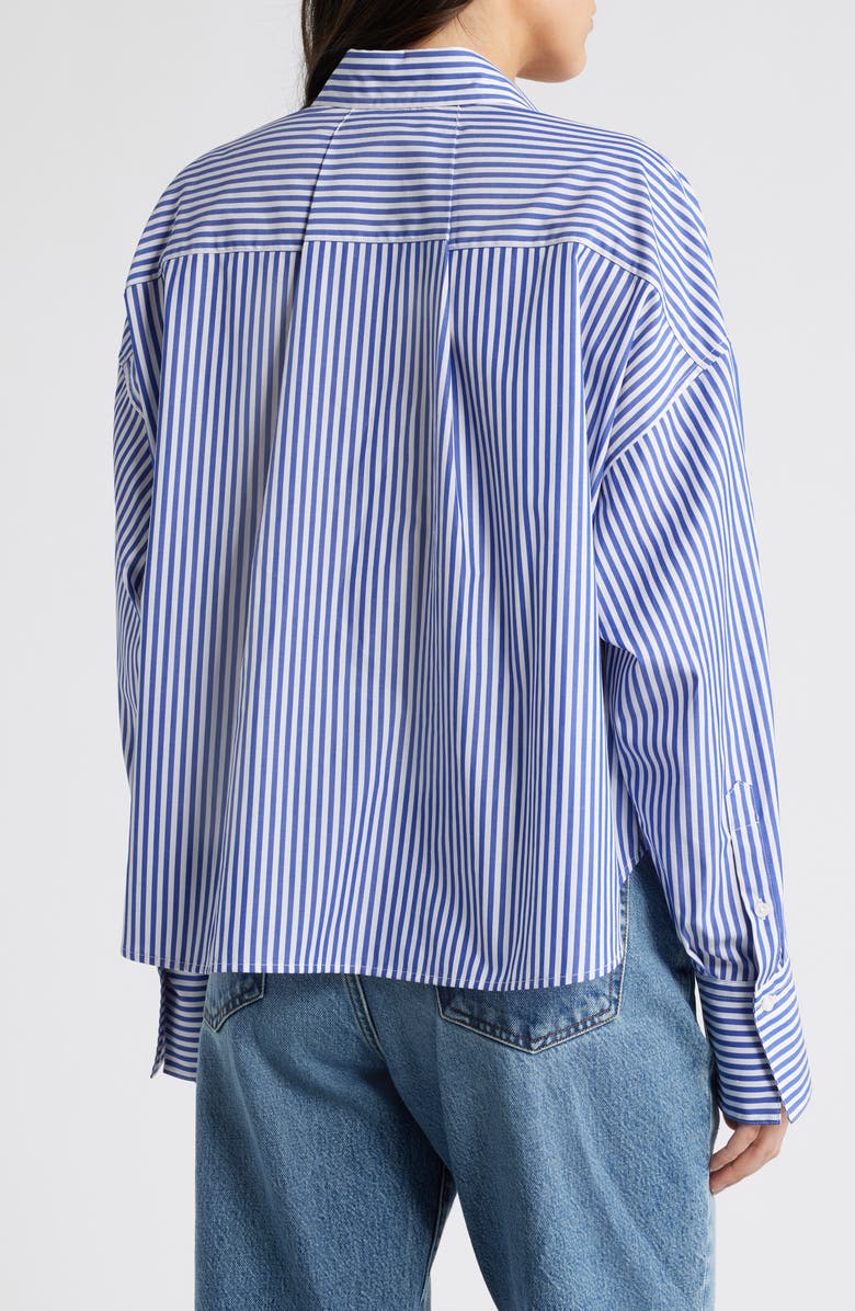 rag & bone Martha Stripe Cotton Button-Up Shirt, Alternate, color, 