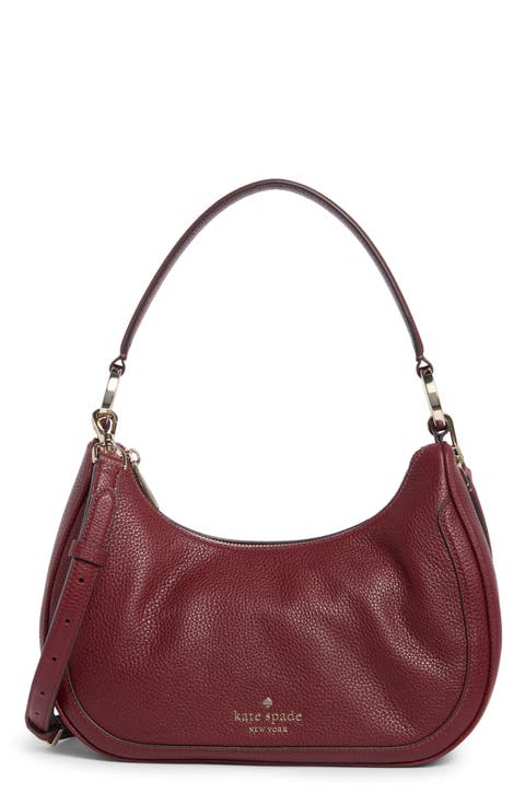 Leila Pebbled Leather Shoulder Bag