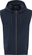 HANRO Natural Living Hooded French Terry Zip-Up Vest