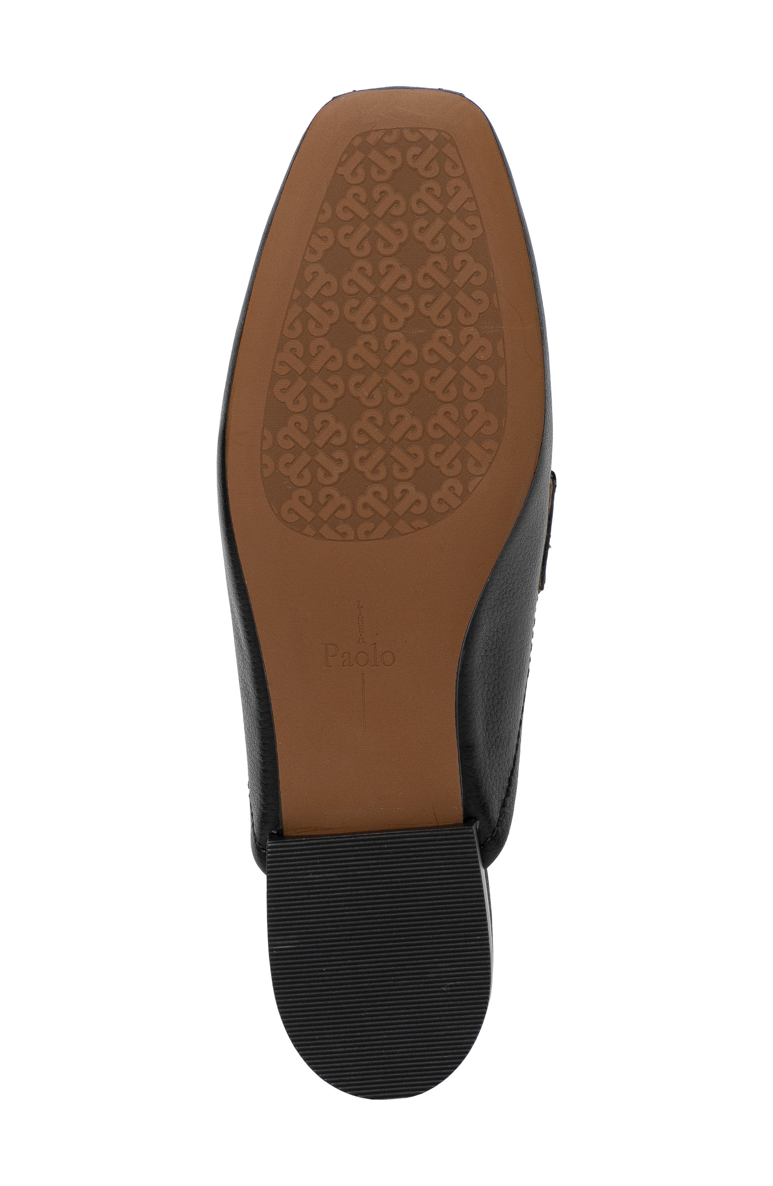 Linea Paolo Atlas Loafer Mule, Alternate, color, Black