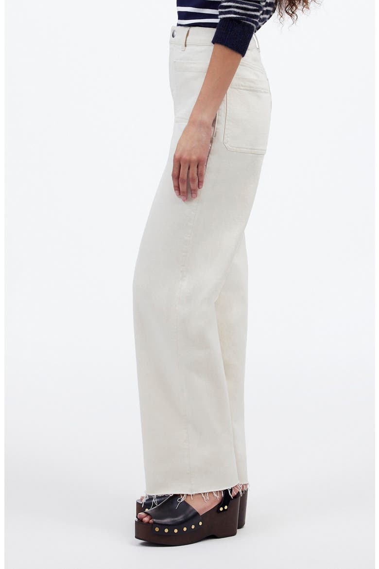 The Emmett Patch Pocket Wide Leg Jeans, Alternate, color, VINTAGE CANVAS