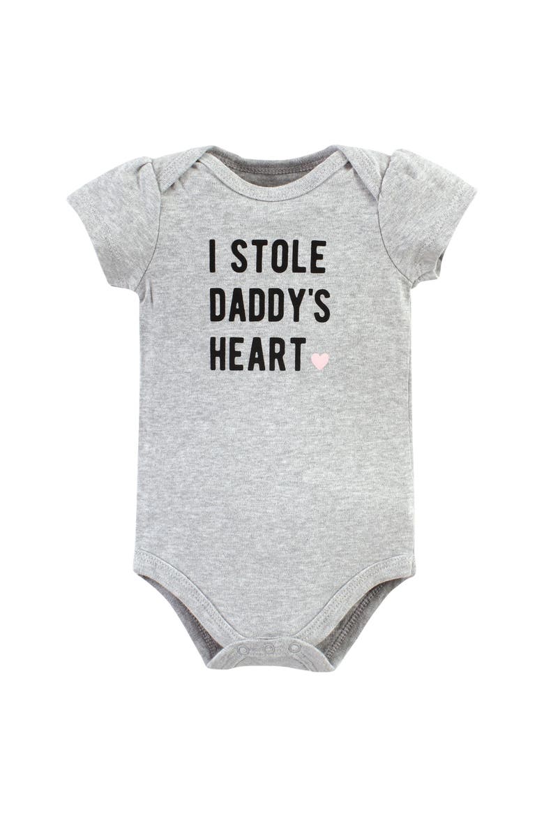 Cotton Bodysuits 3-Pack, Alternate, color, Daddys Princess Tutu