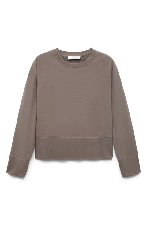 Fluid Cotton Sweatshirt