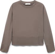 MANGO Fluid Cotton Sweatshirt